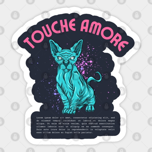 touche amore Sticker by Oks Storee